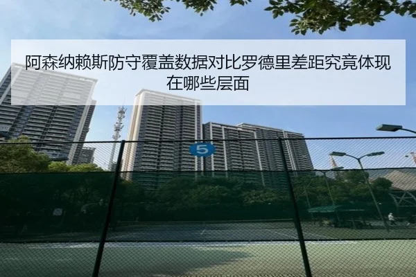阿森纳赖斯防守覆盖数据对比罗德里差距究竟体现在哪些层面
